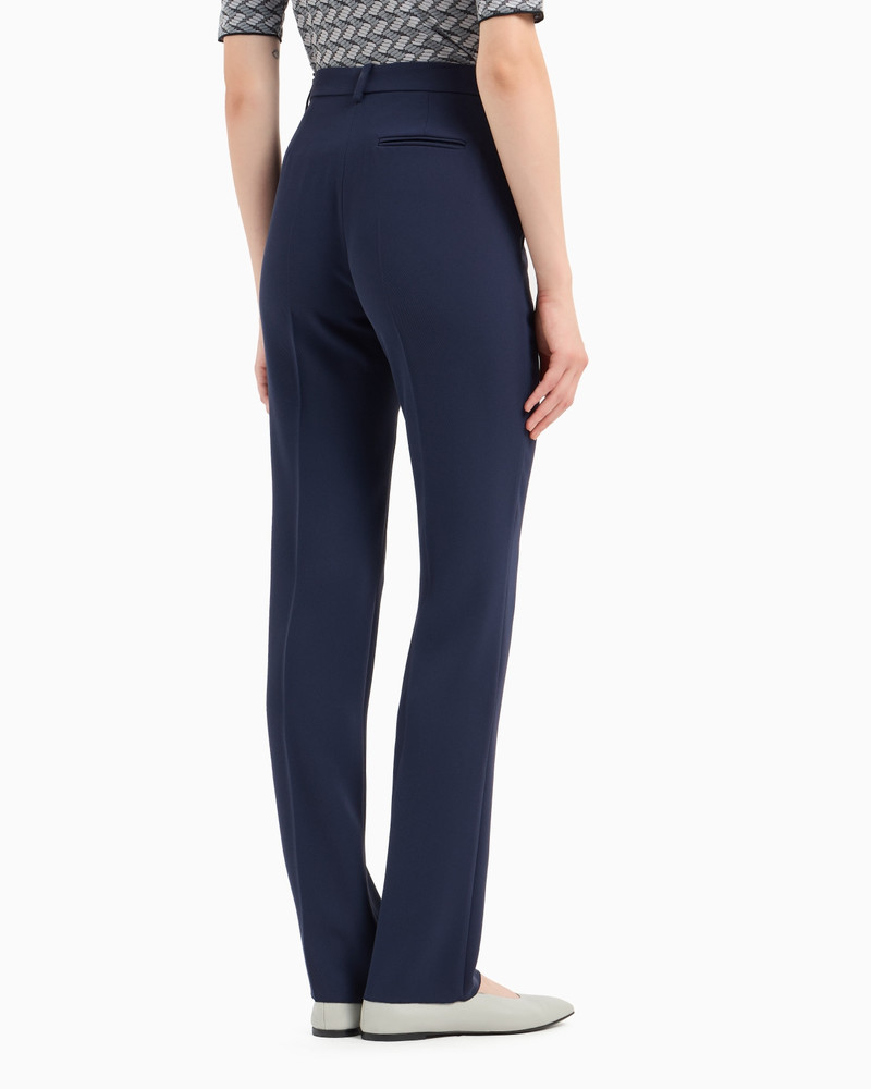 Technical gabardine trousers 3
