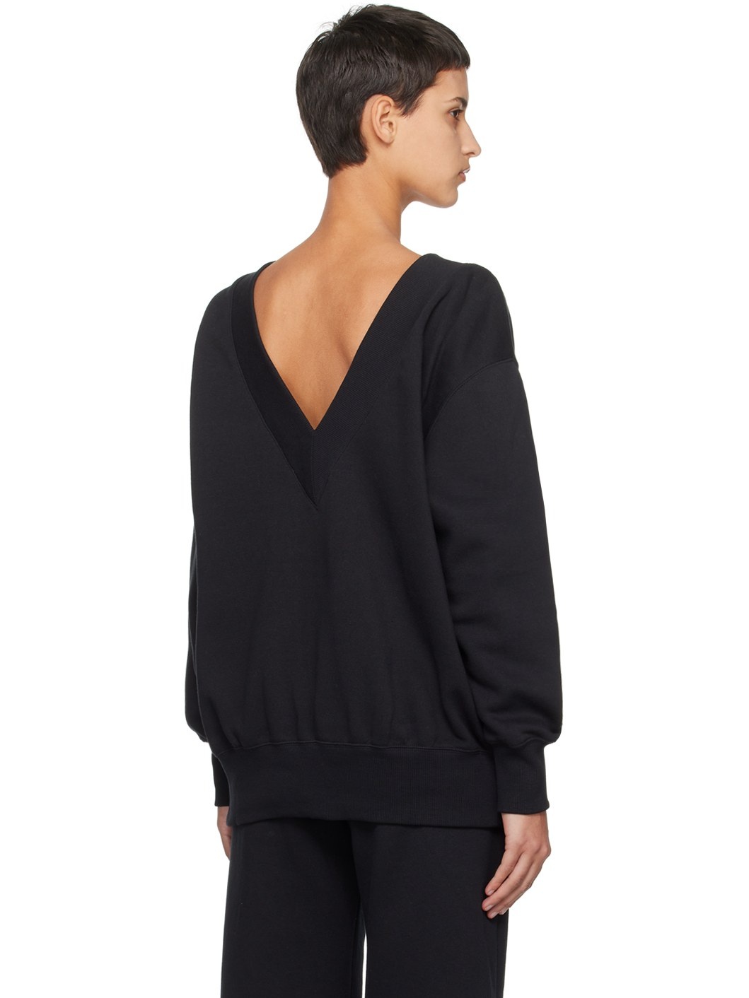 Black Oversized Sweater - 3