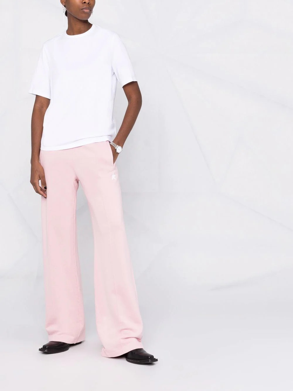 star-logo straight-leg trousers - 2