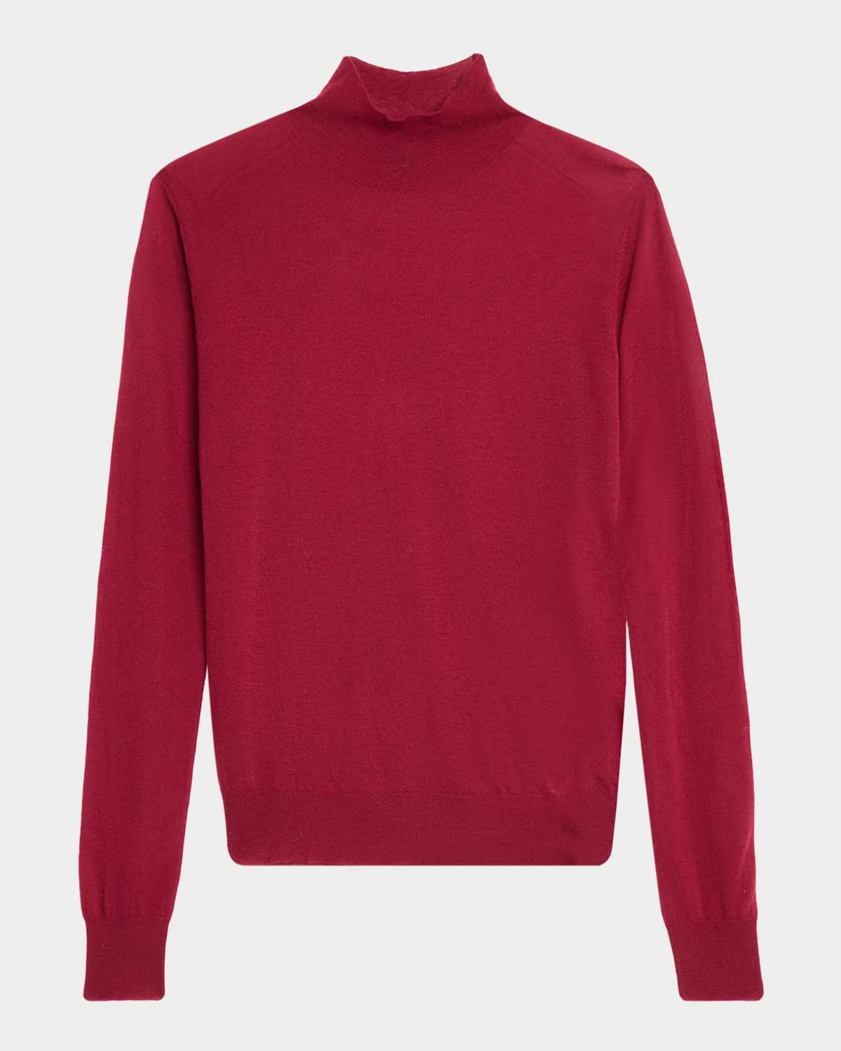 Mock-Neck Cashmere Sweater - 1