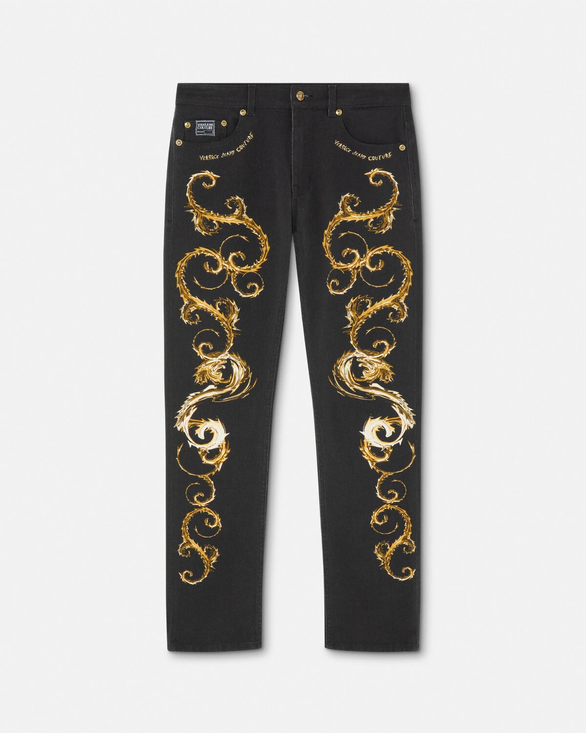 Chromo Couture Slim-Fit Jeans - 1
