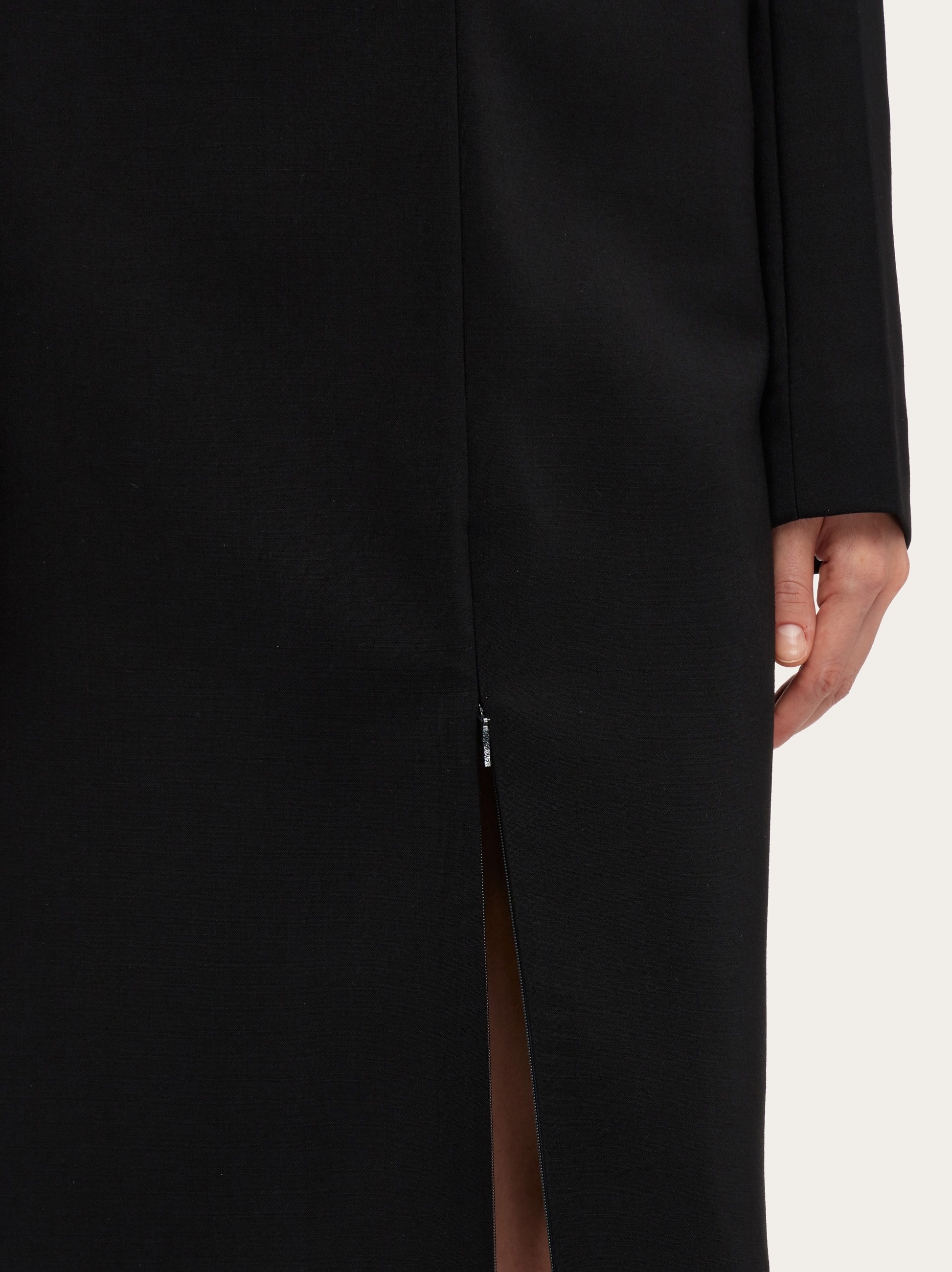 Deep V coat dress - 6