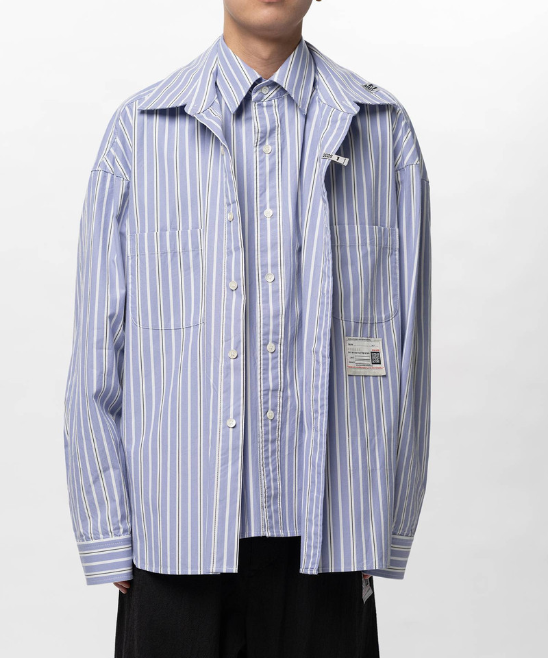 Front Layered Stripe Shirt 15