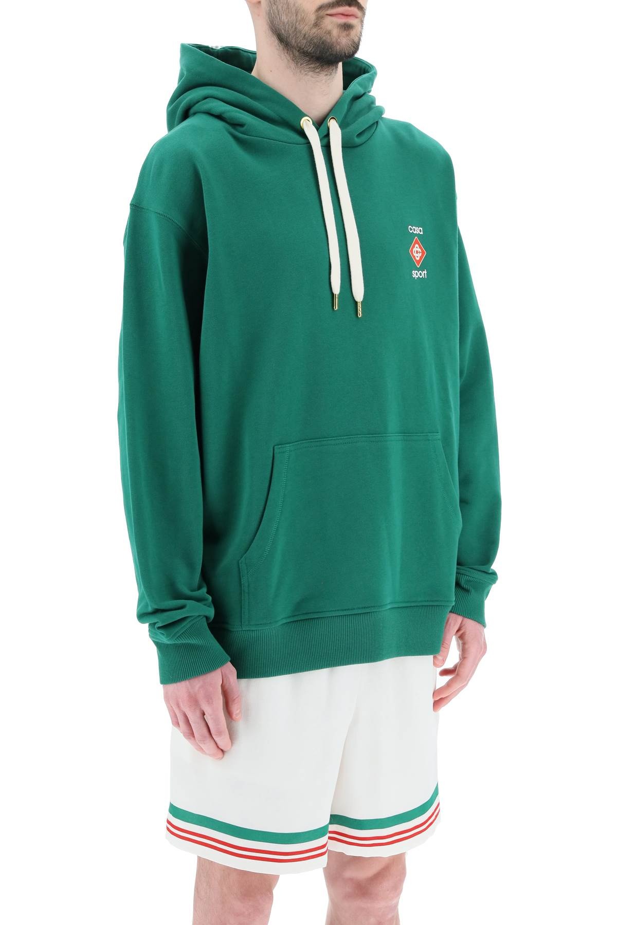 CASABLANCA Casablanca Casa Sport 3D Logo Hoodie | luosophy | REVERSIBLE, image size:1200x1800