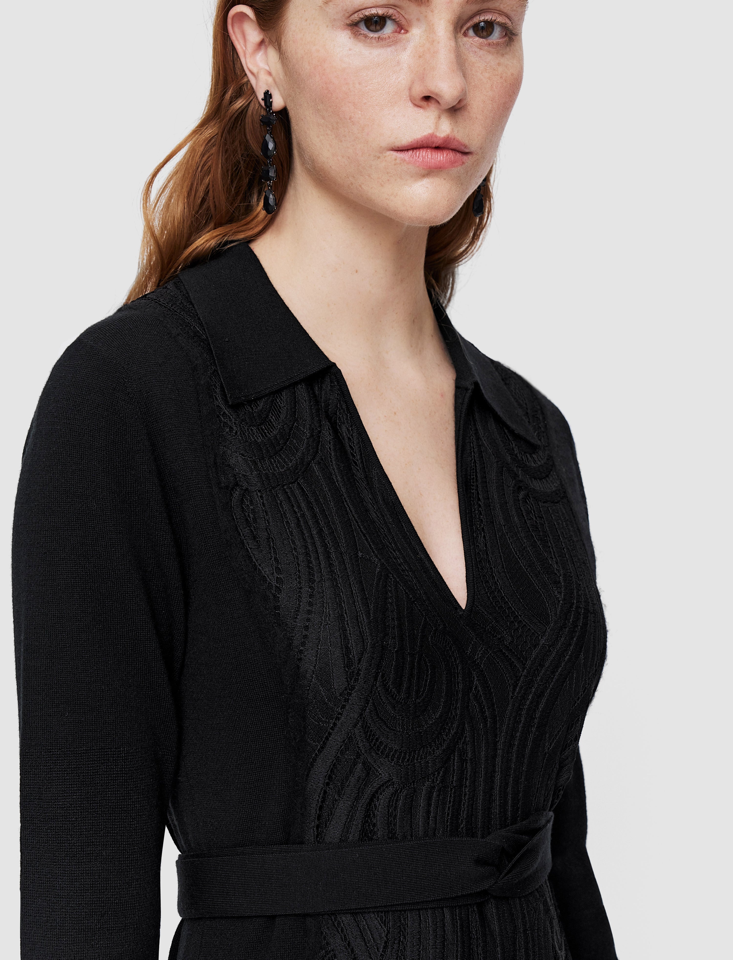 Lace & Knit Dress - 4