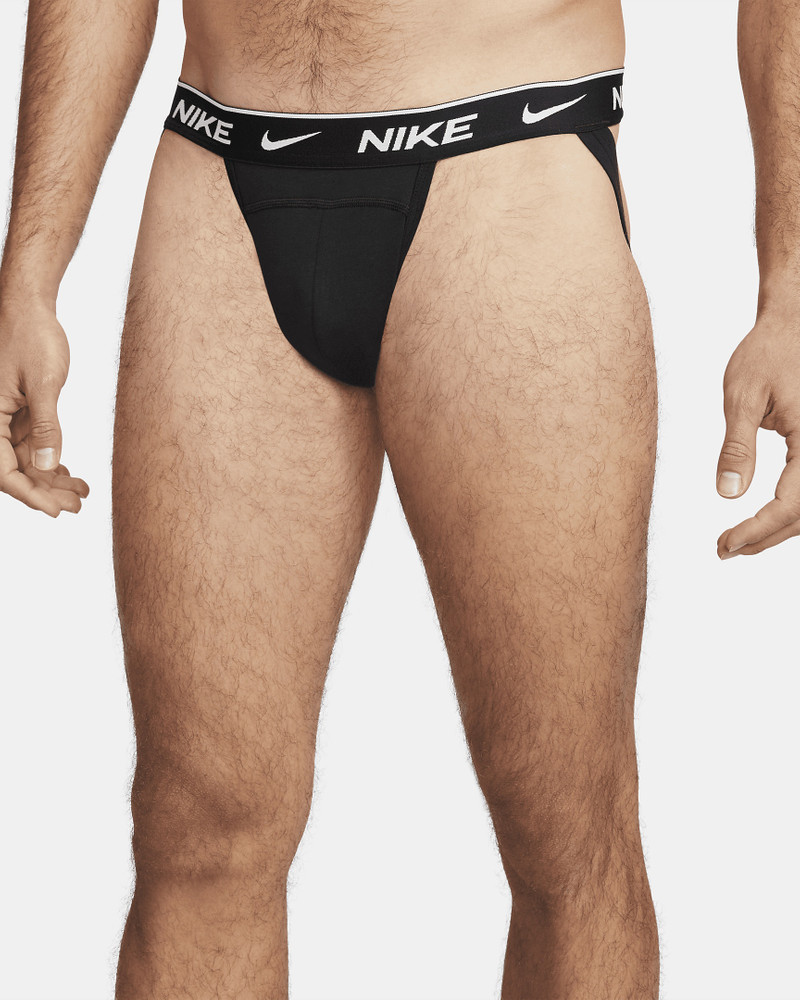 Nike Nike Dri-FIT Essential Cotton Stretch Men's Jock Strap (3-Pack) outlook