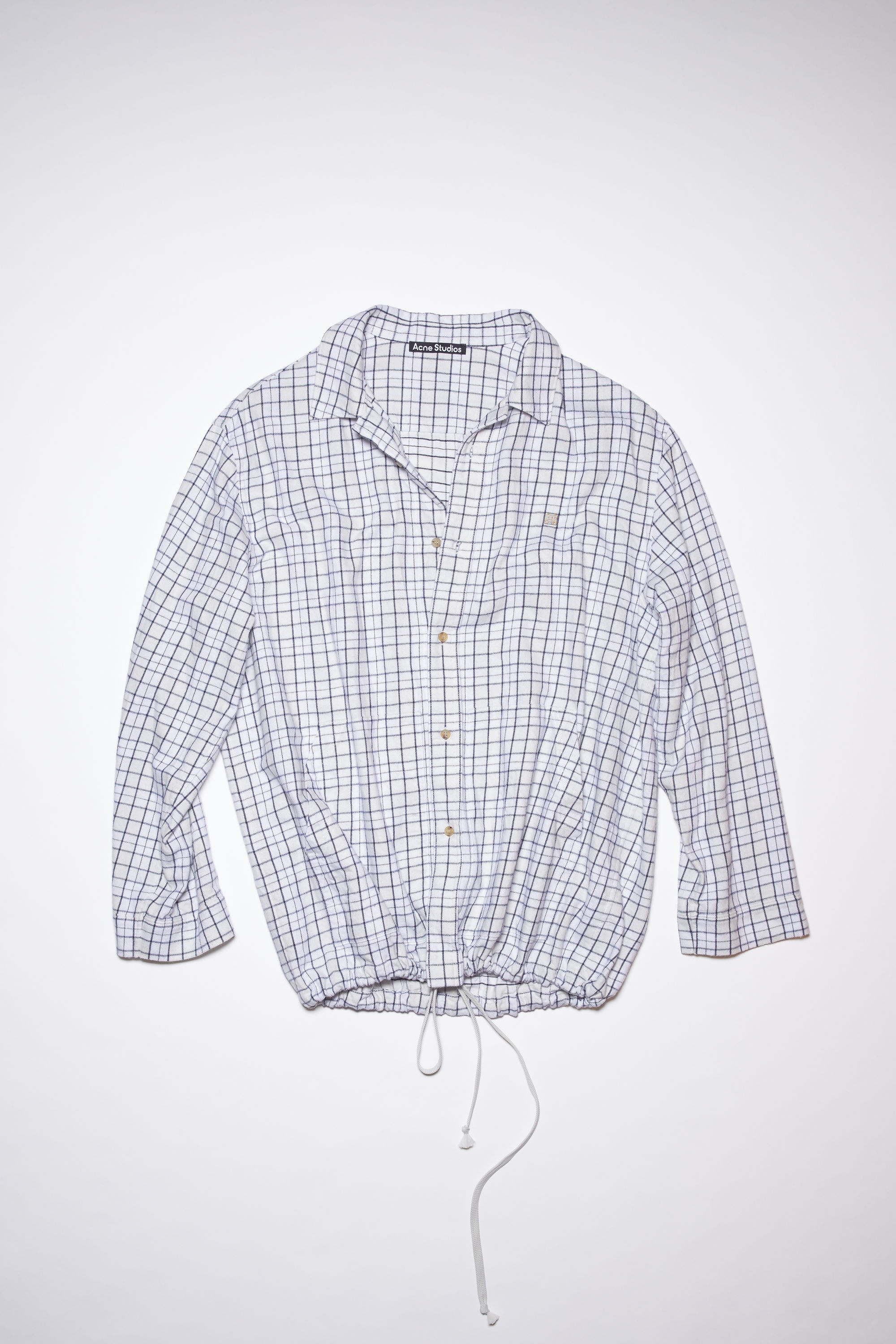 Flannel shirt - White/black - 1