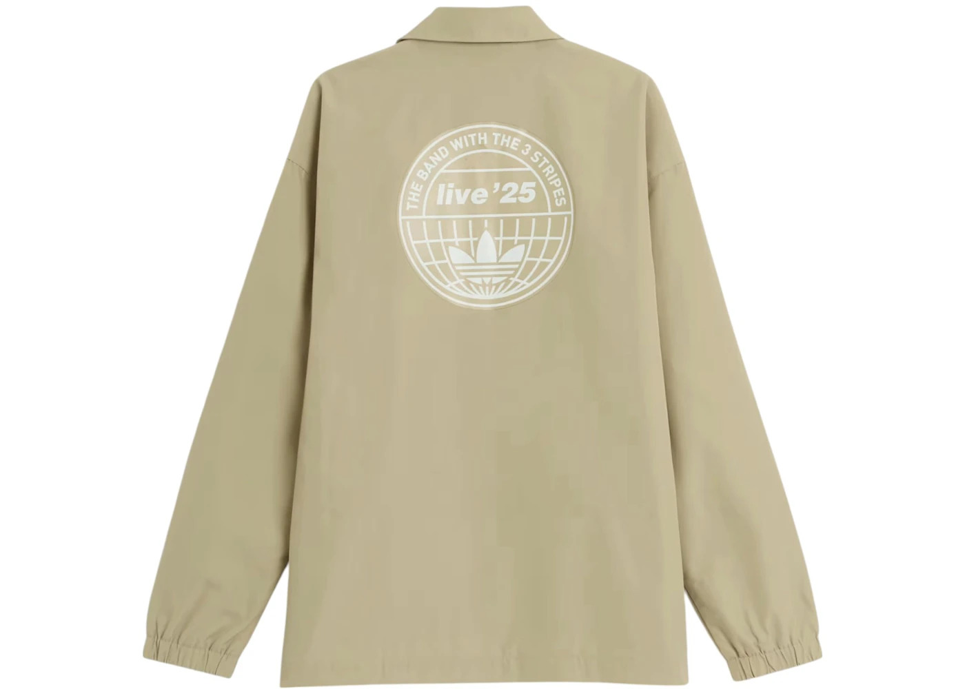 adidas x Oasis Tour Coach Jacket Stone Khaki - 2