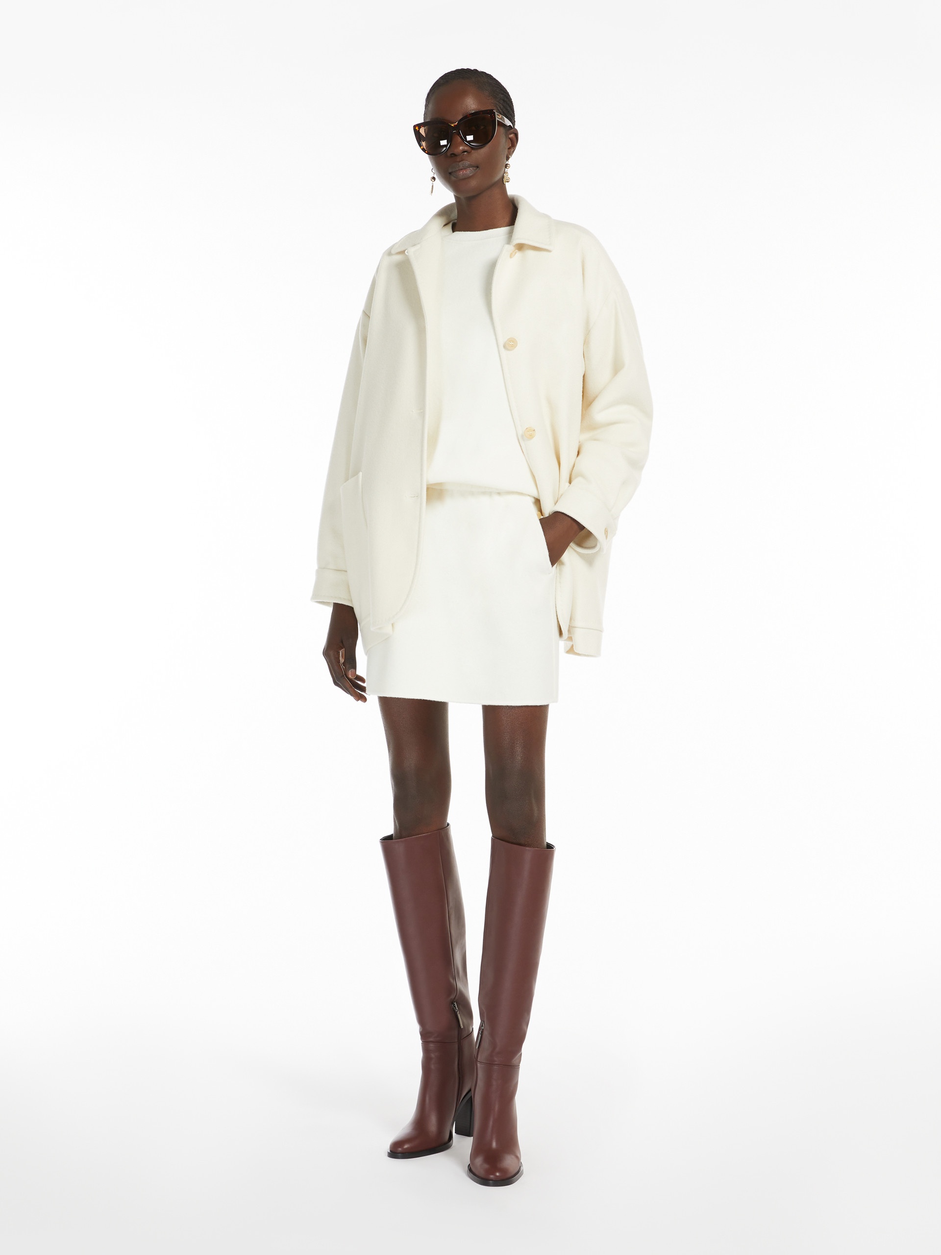 ELIGIO Alpaca, cashmere and camel jacket - 2