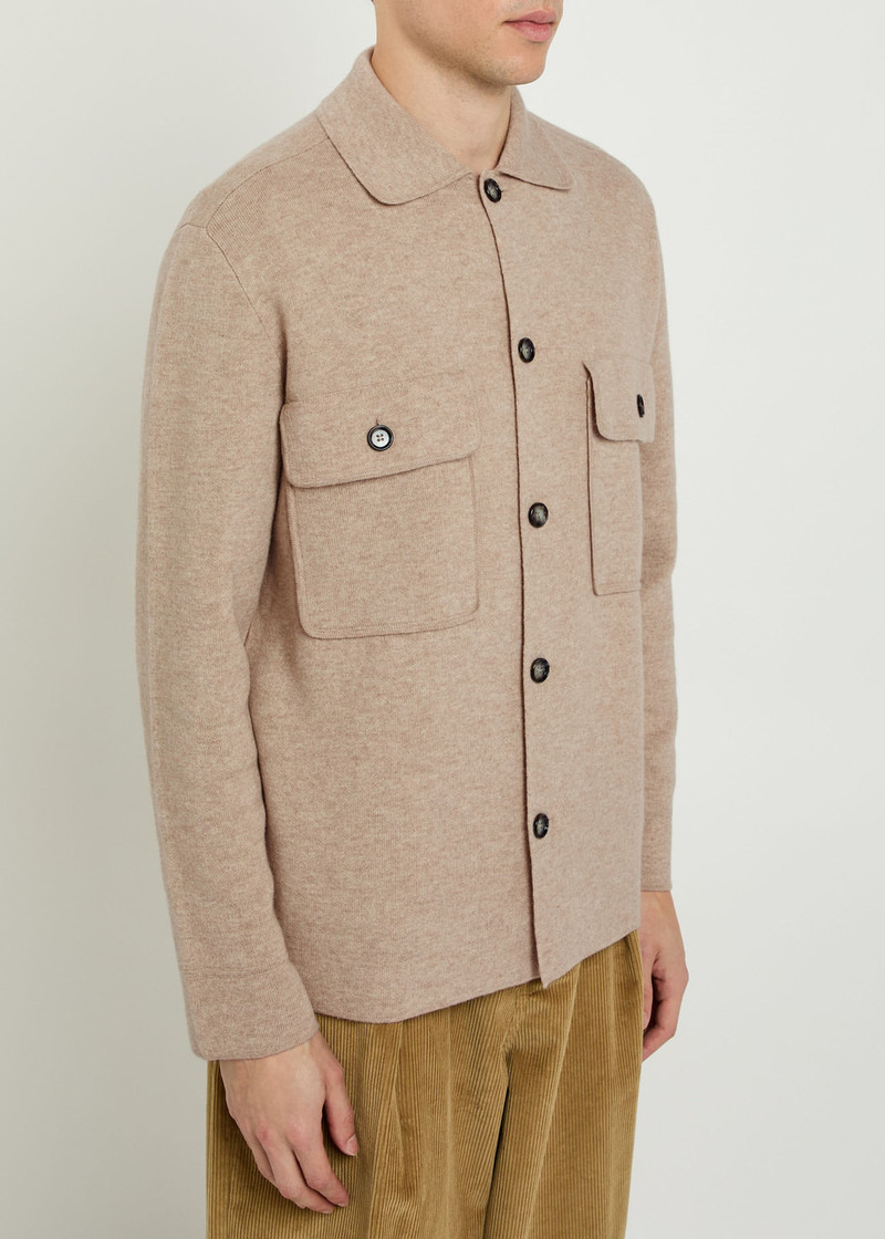 Allude Allude Wool and Cashmere-blend Overshirt outlook