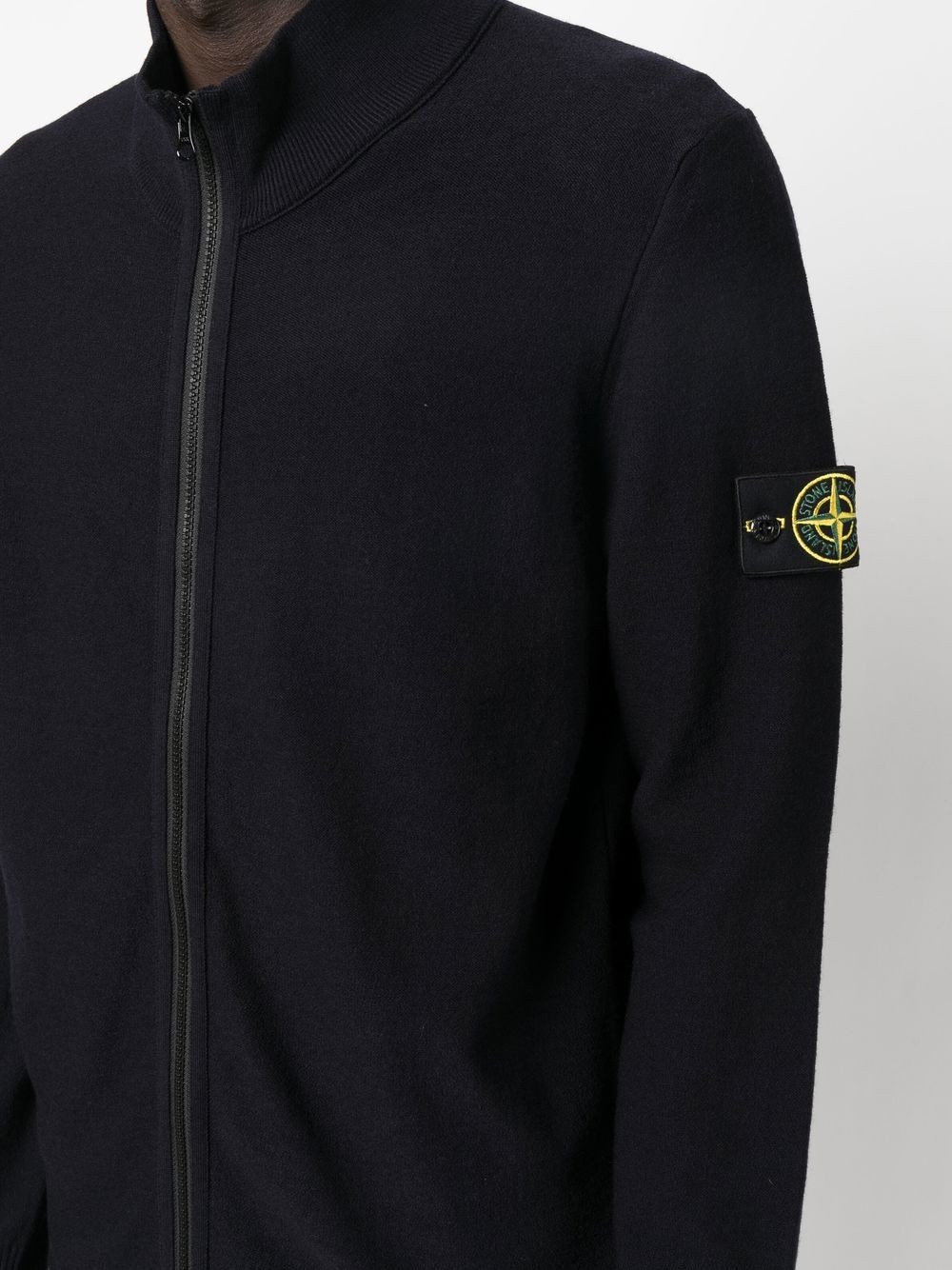 Compass-patch zip jumper - 5