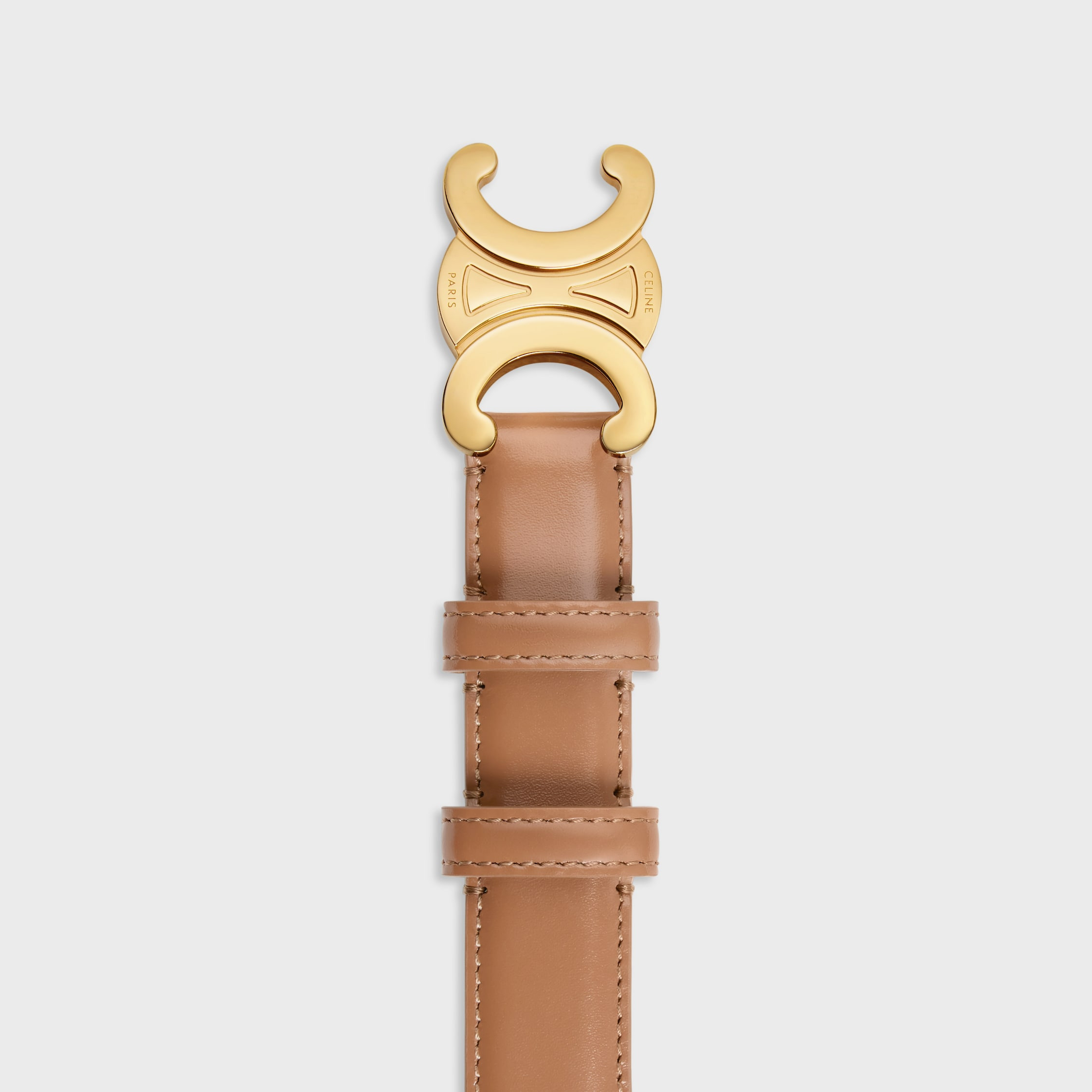 Medium Triomphe Belt in Taurillon Leather - 3