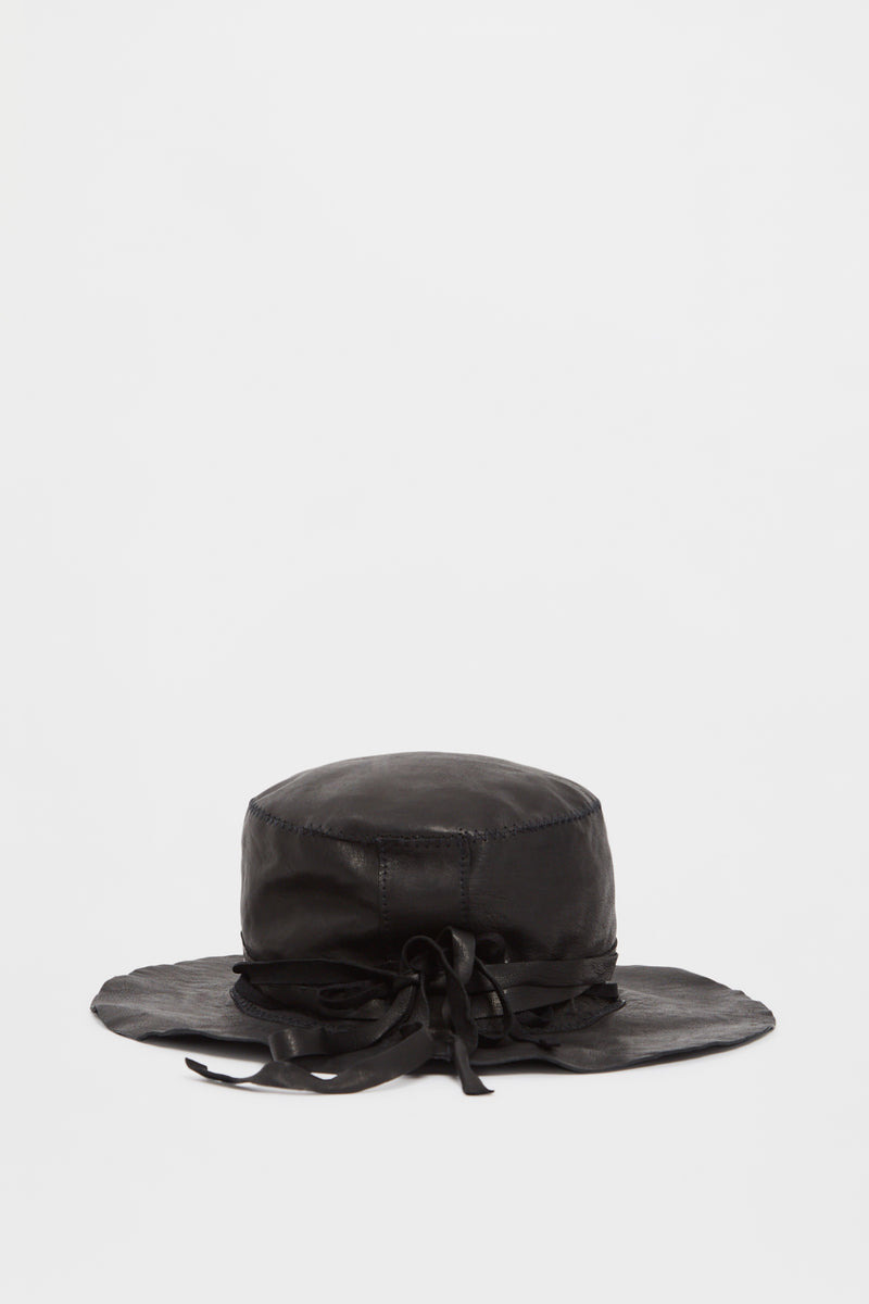 Aril Small Leather Hat With Studs - 2