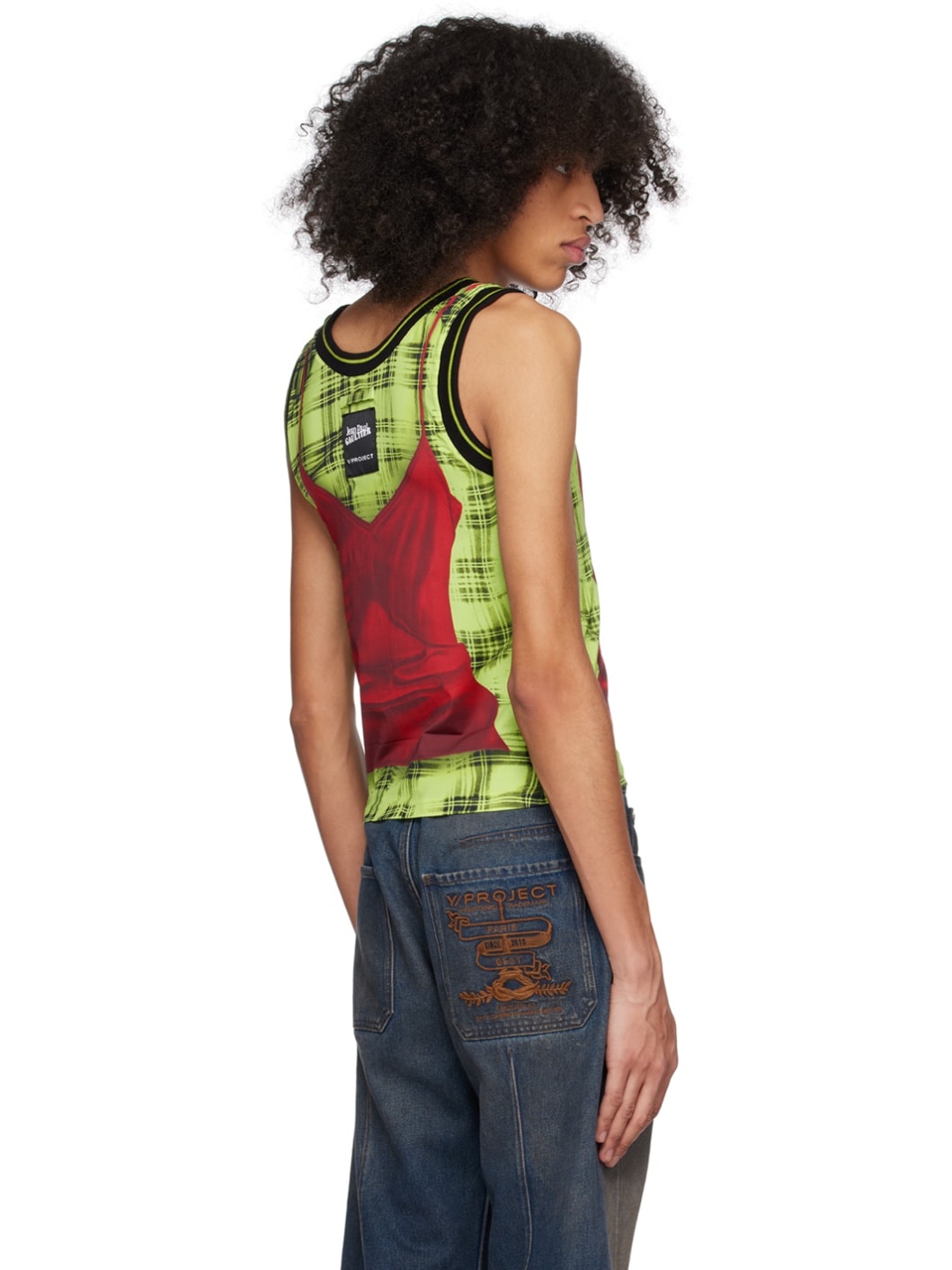 Y/Project Green Jean Paul Gaultier Edition Tank Top