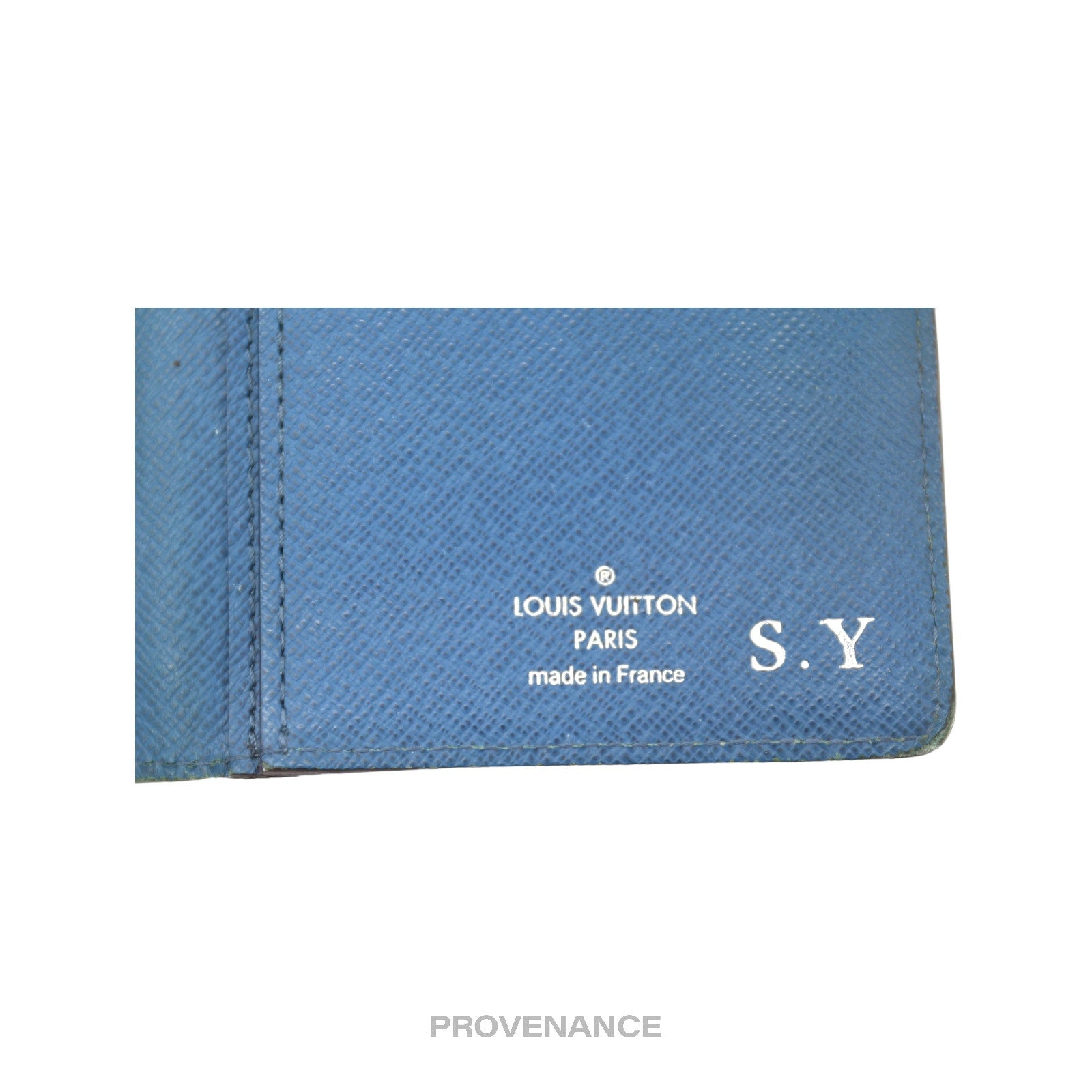 Louis Vuitton Brazza Long Wallet - Blue Epi Leather - 9