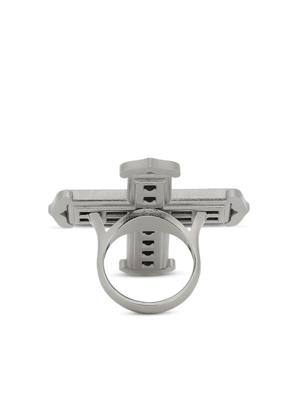 KIM DOLCE&GABBANA crystal cross ring - 3