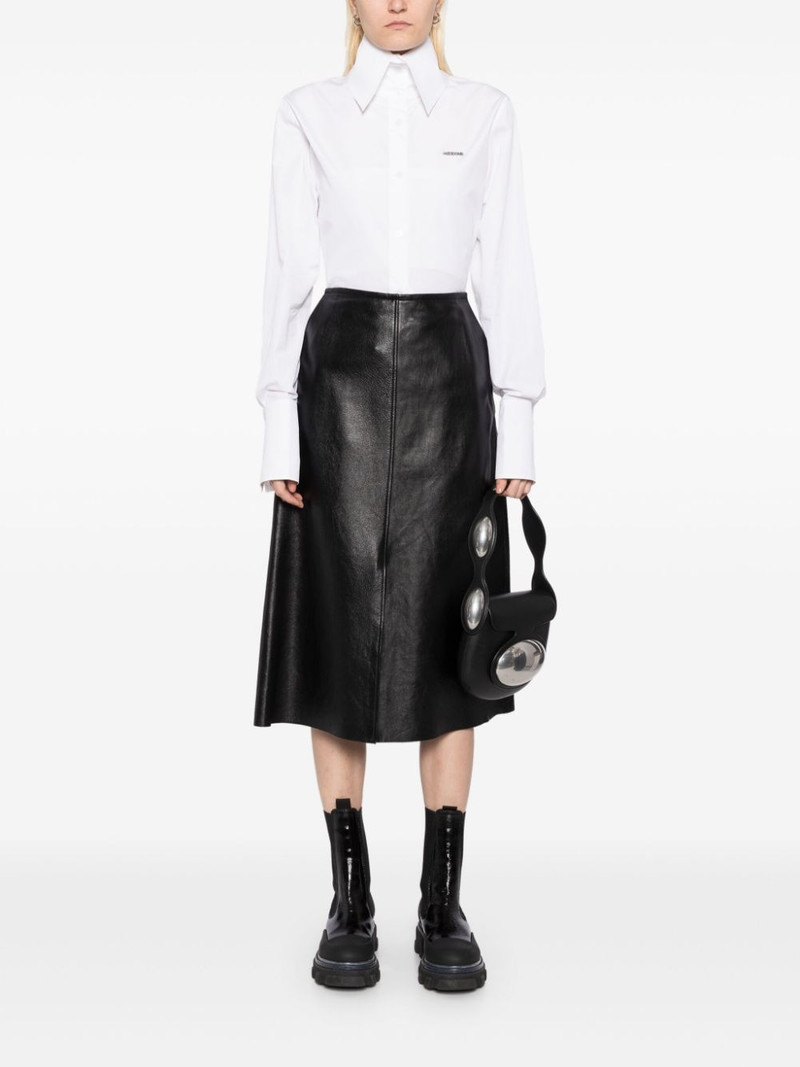 We11done high-neck collar shirt outlook