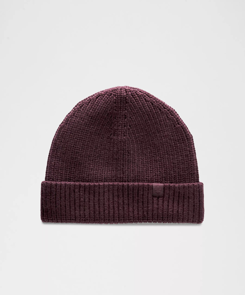 Close-Fit Wool-Blend Ribbed Knit Beanie 1
