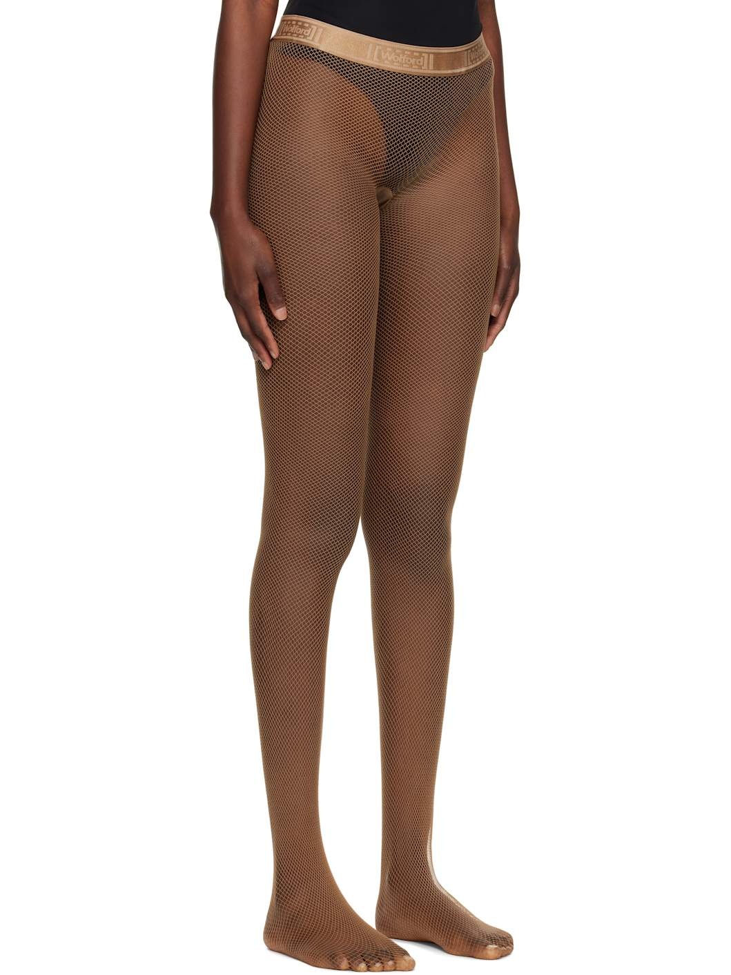 Beige Twenties Econyl Tights - 2