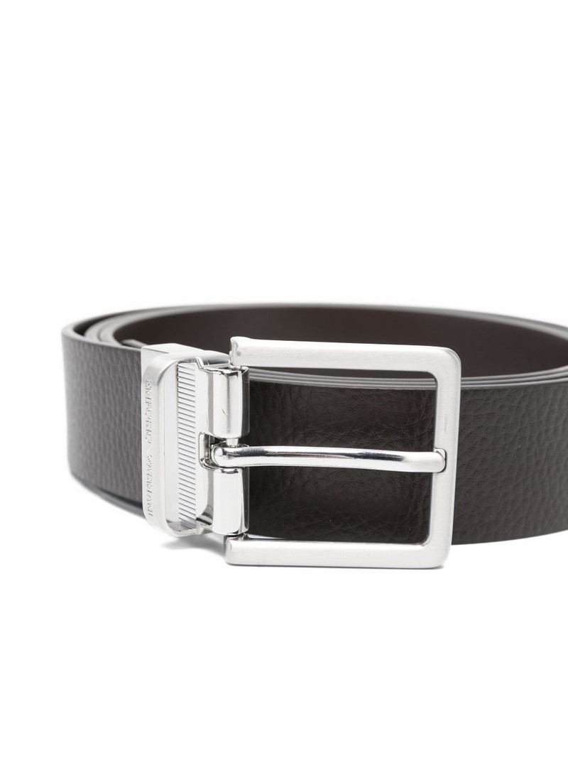 EMPORIO ARMANI Leather belt outlook