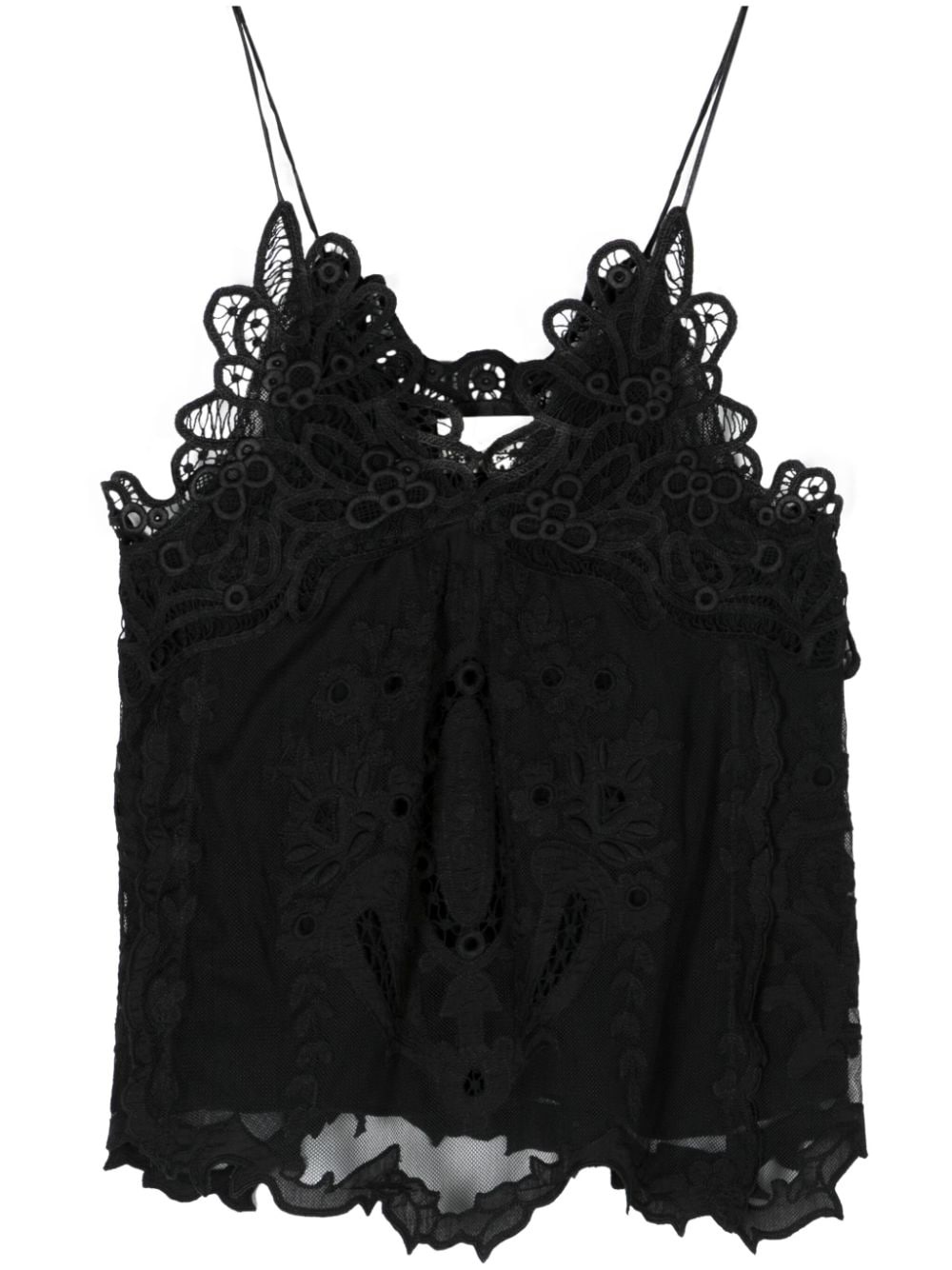 Victoria guipure-lace tank top - 1