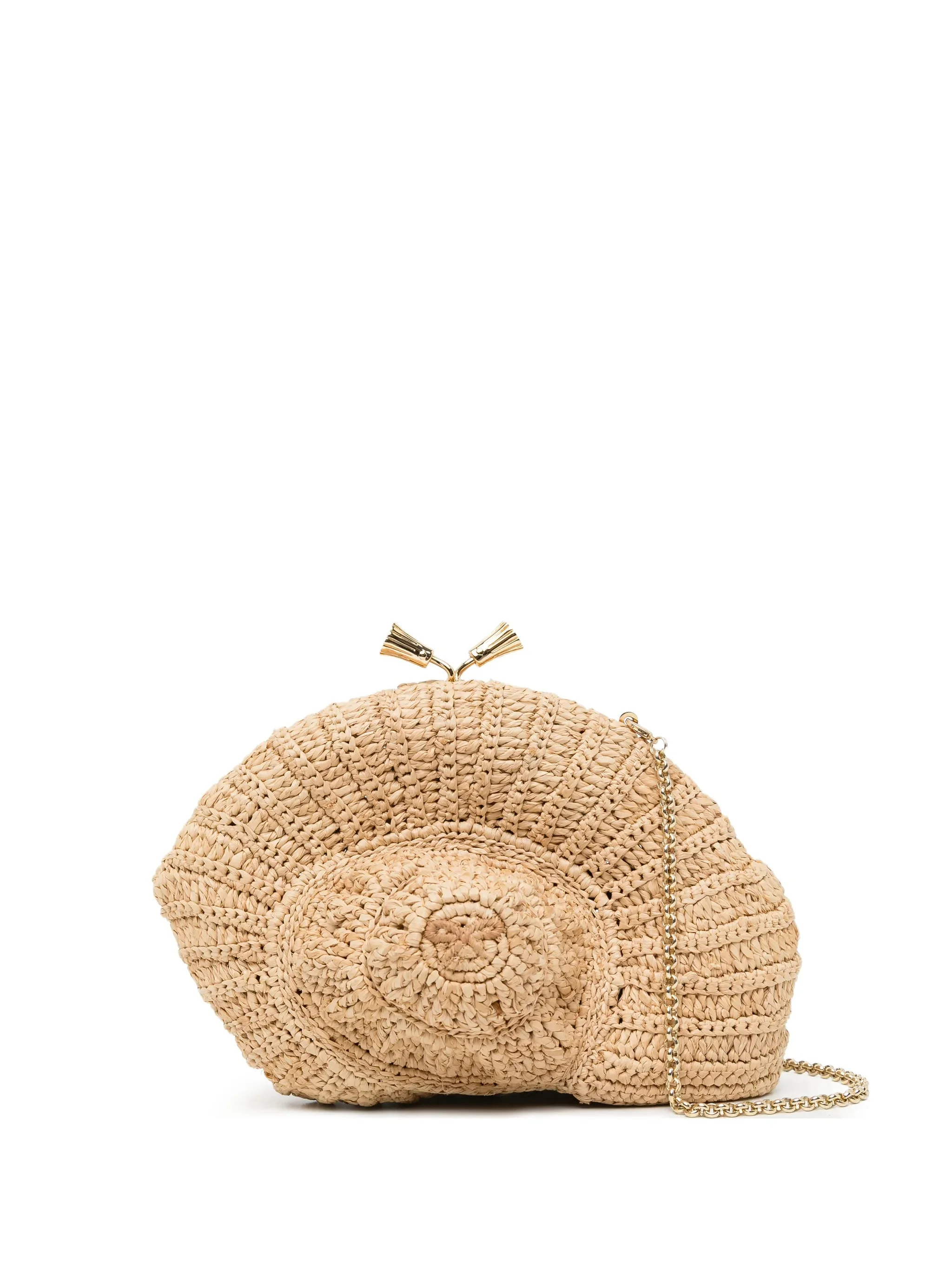 Anya Hindmarch Shell-shaped Woven Crossbody Bag - 1