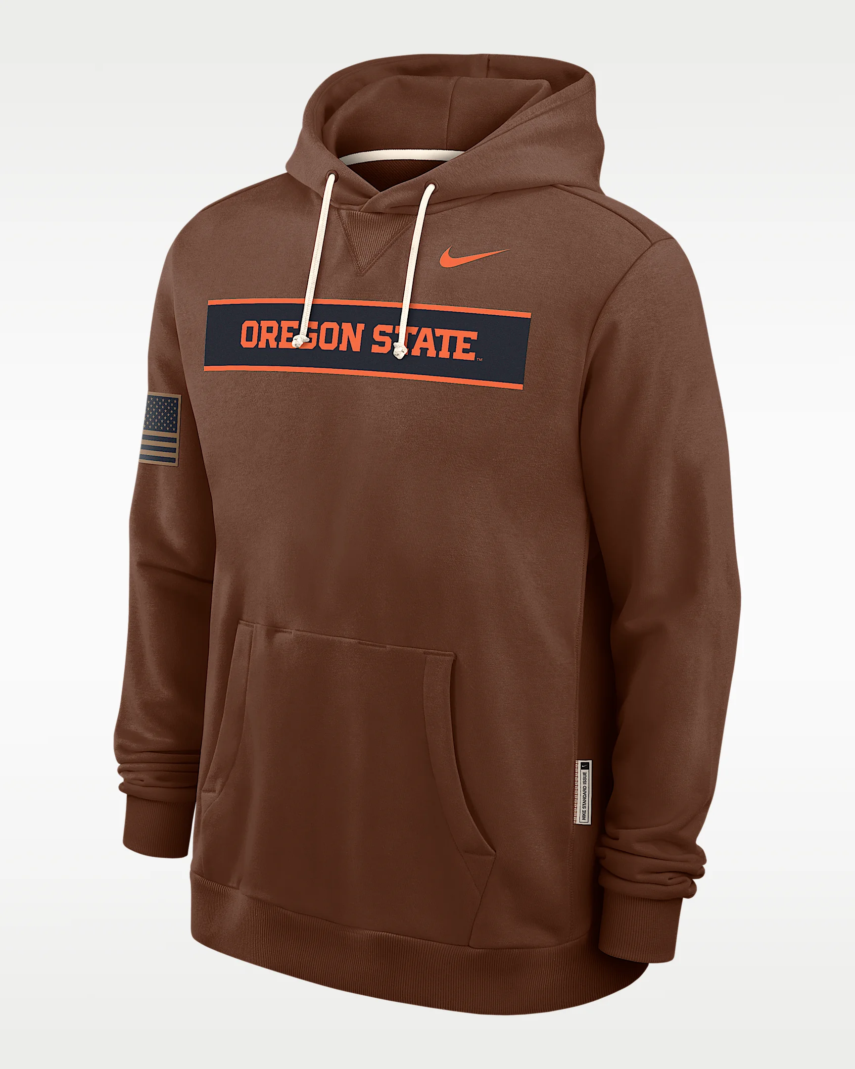 Oregon State 2026 Military Appreciation Men's Nike Dri-FIT College Long-Sleeve Hooded Top - 1