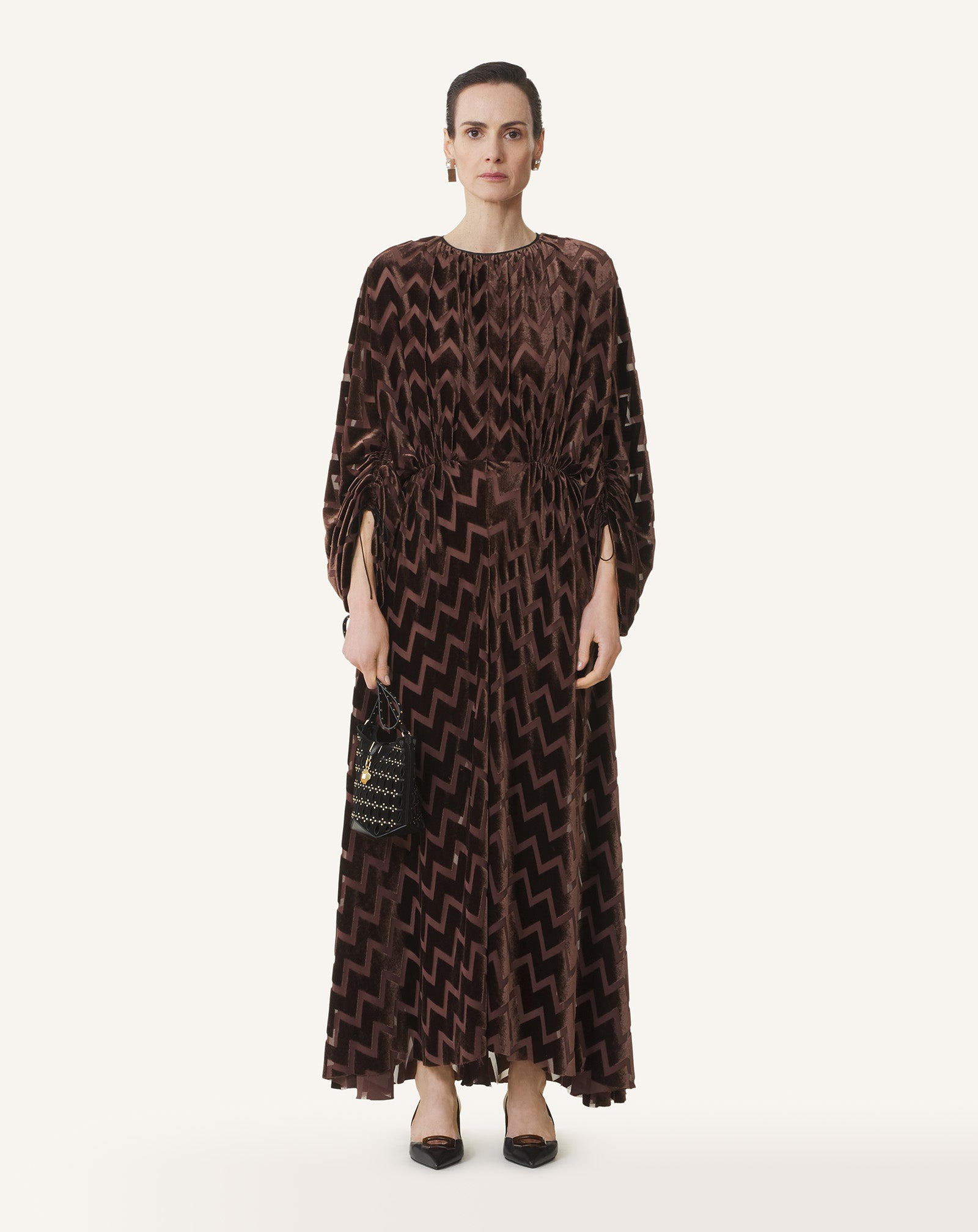 FITTED WAIST MIDI DRESS - 2