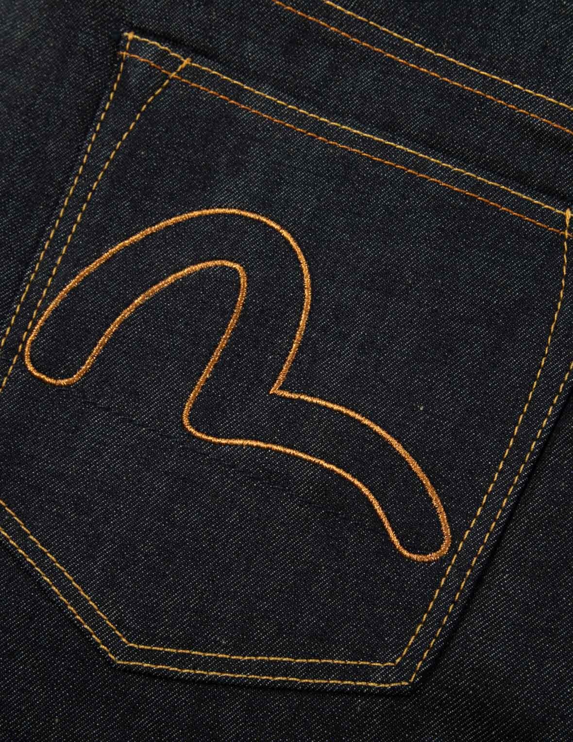 Seagull and Eagle Embroidery Cropped Carrot Fit Jeans #2017 - 11