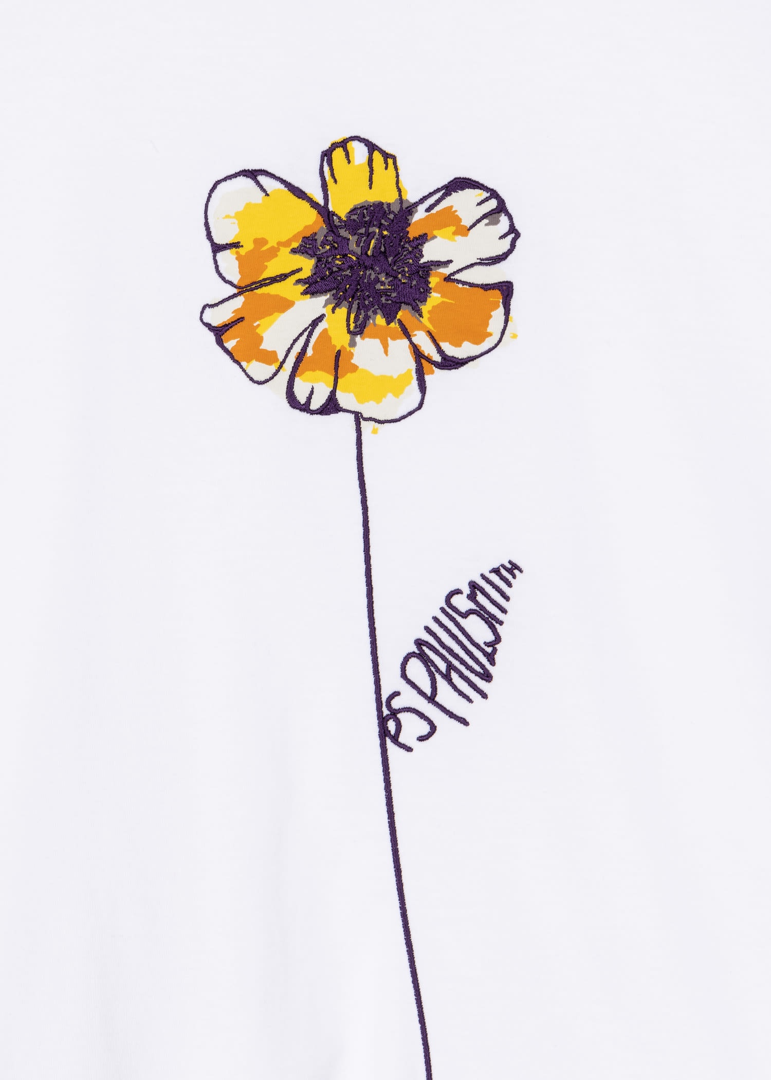 Cotton 'Anemone' T-Shirt - 2