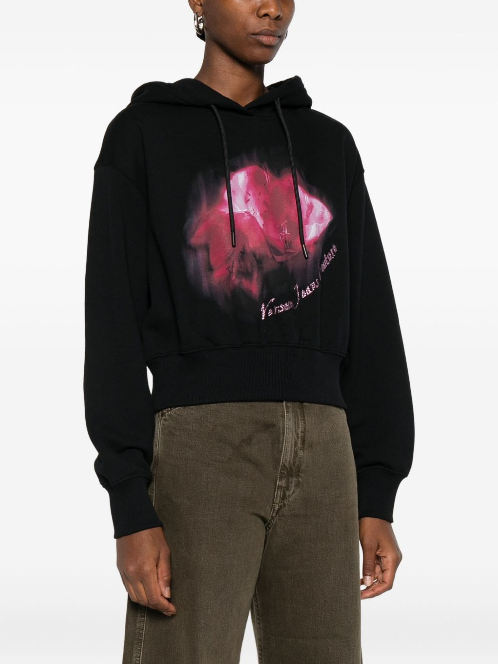 graphic-print hoodie - 3