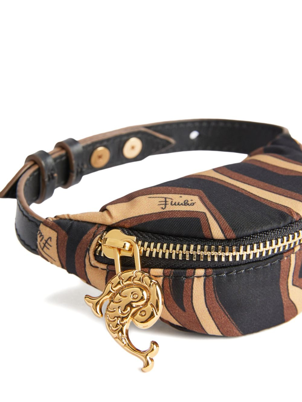 Yummy leather-strap printed coin purse - 3
