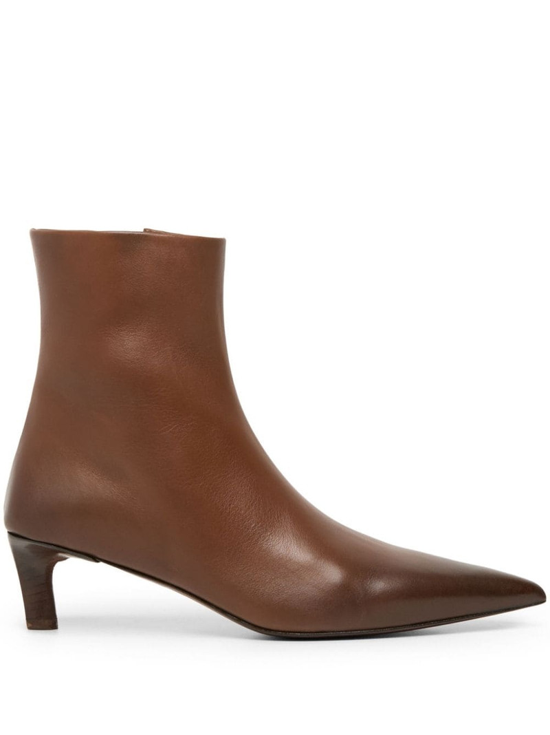 leather pointed toe boots 1