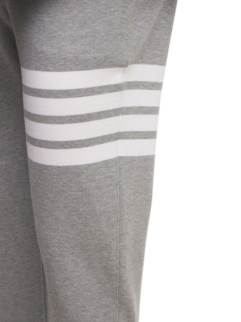 INTARSIA STRIPES COTTON SWEATPANTS - 4