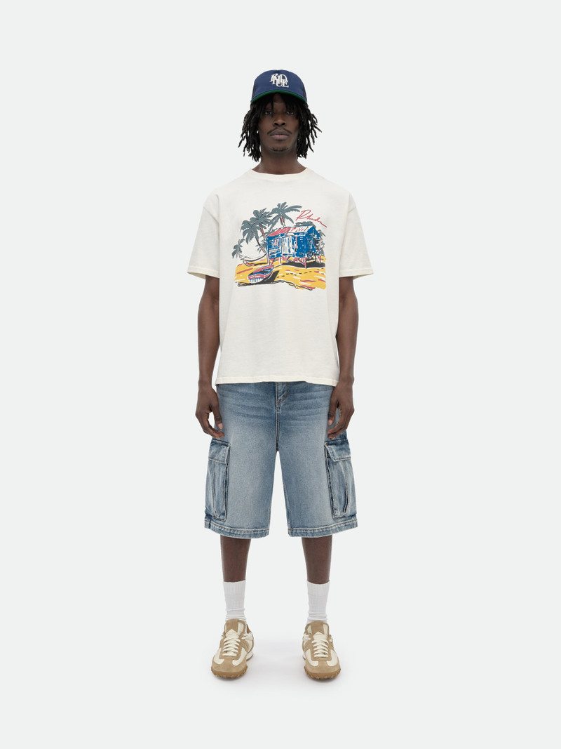 Rhude CARGO DENIM BAGGY SHORT outlook