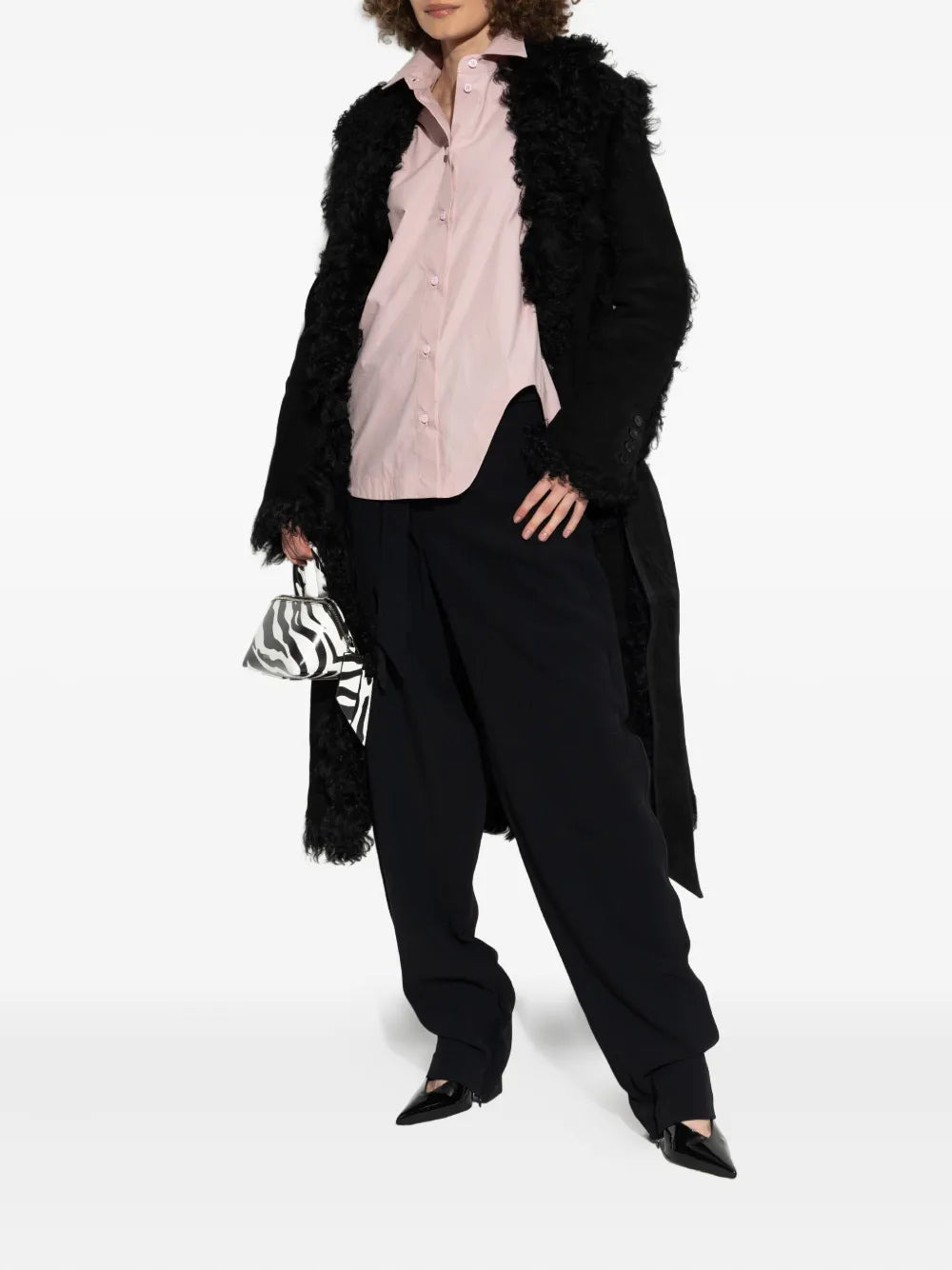 The Attico Women Wrap-Effect Belted Trousers - 2