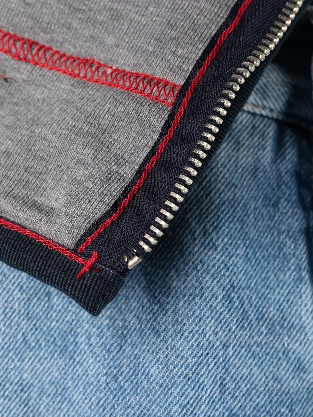 layer-detail tapered jeans - 6