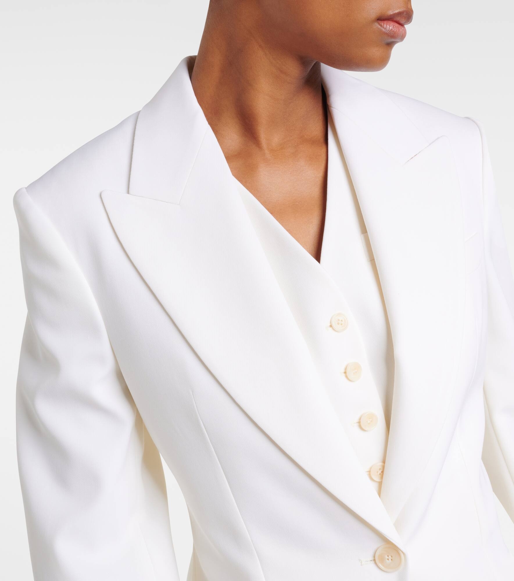 Wool-blend blazer - 5