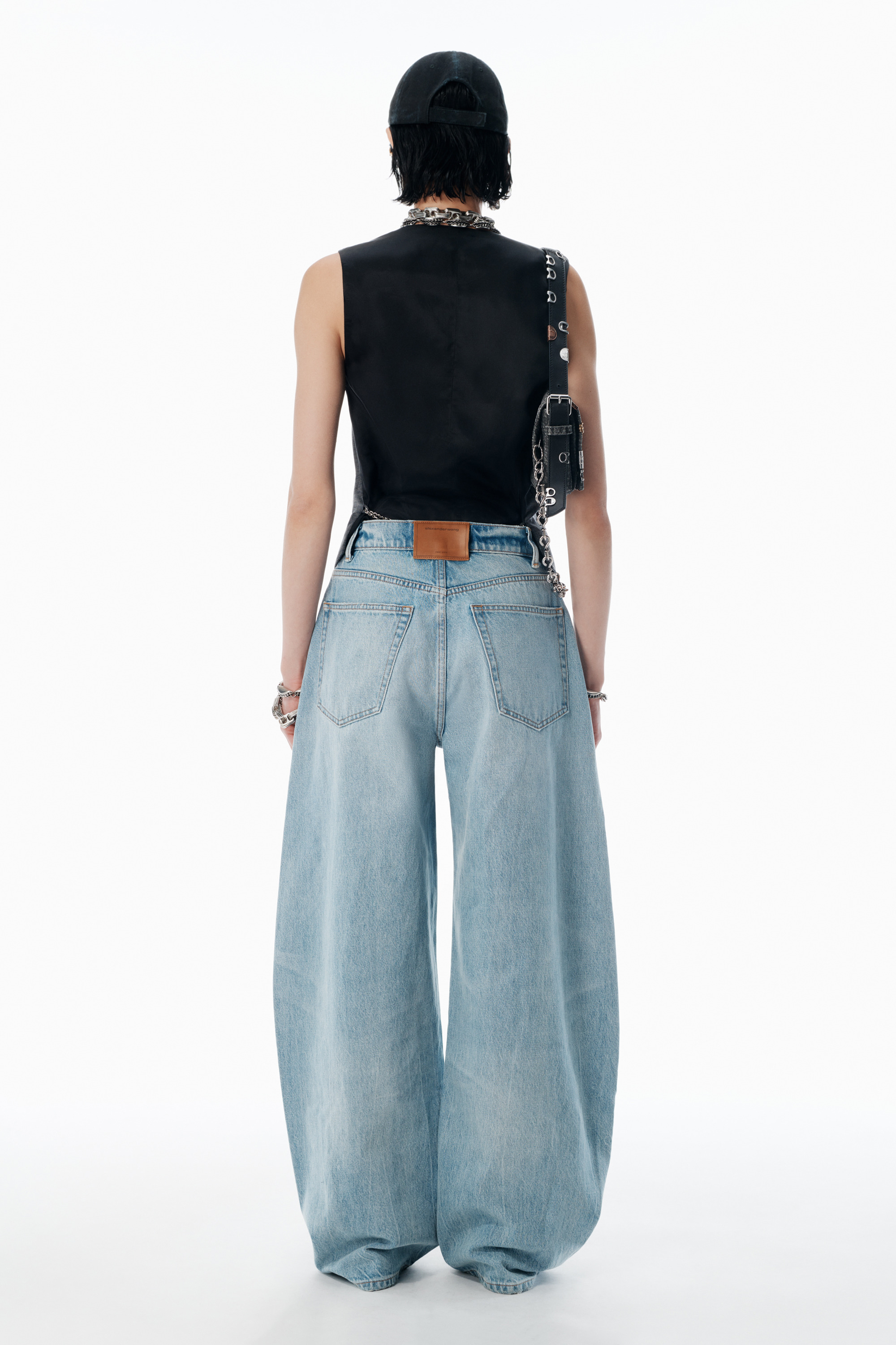 blow up bleach blue mid-rise jeans - 4