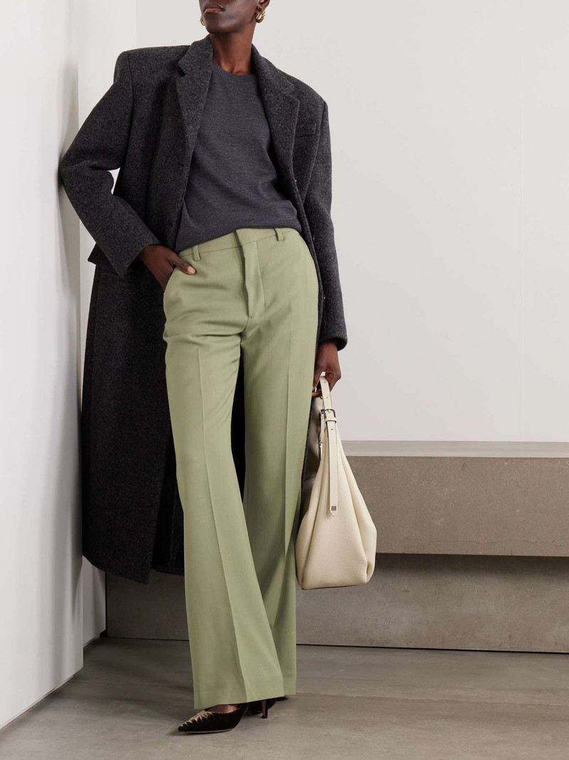 AMI Paris Twill flared pants outlook