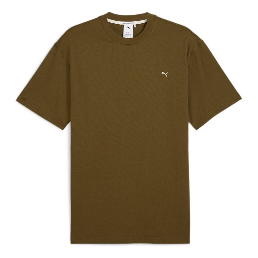 PUMA MMQ Logo T-shirt 'Khaki Green' 624009-59 - 1