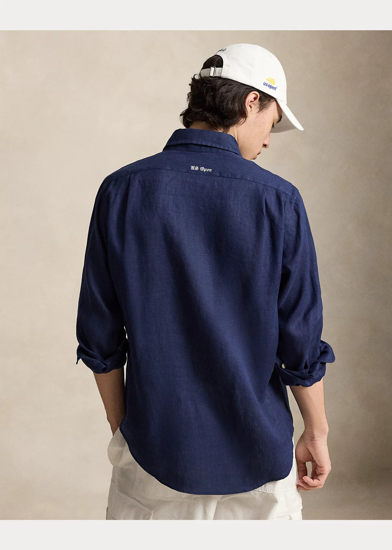 US Open Classic Fit Linen Shirt 4