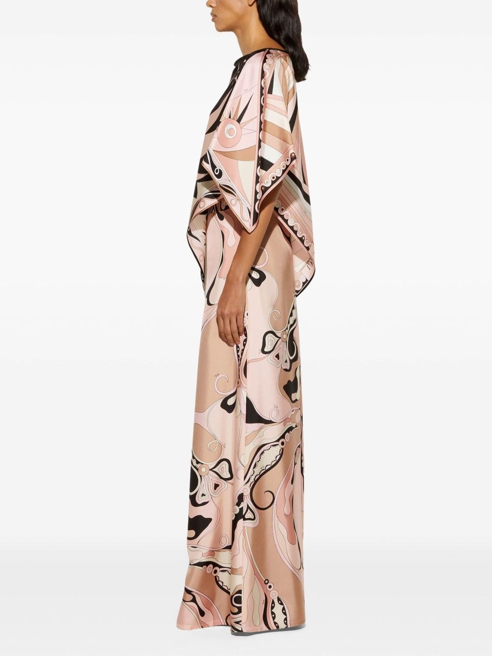 Orchidee-print pants - 3
