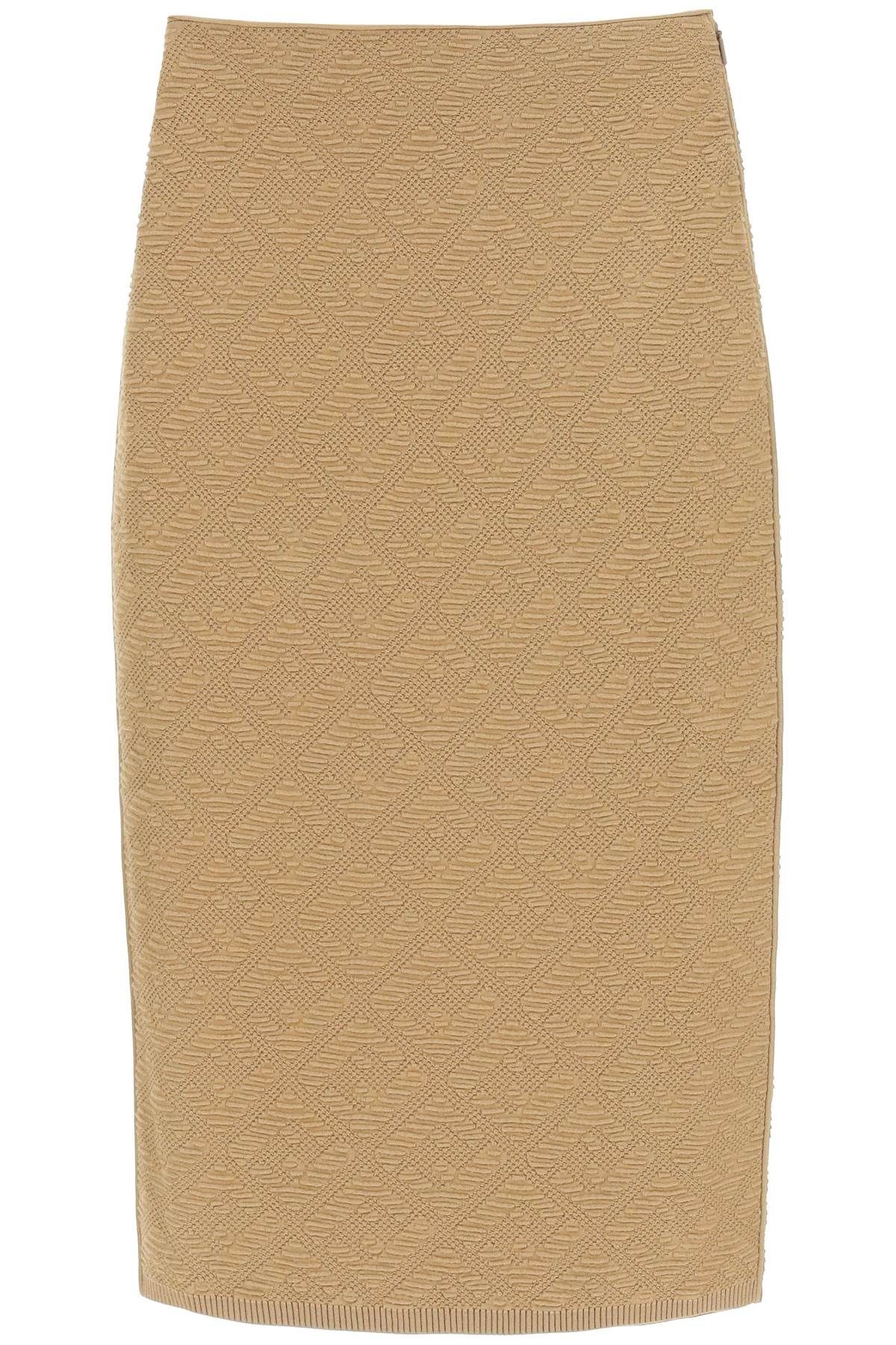 FF DIAGONAL VISCOSE SKIRT - 1