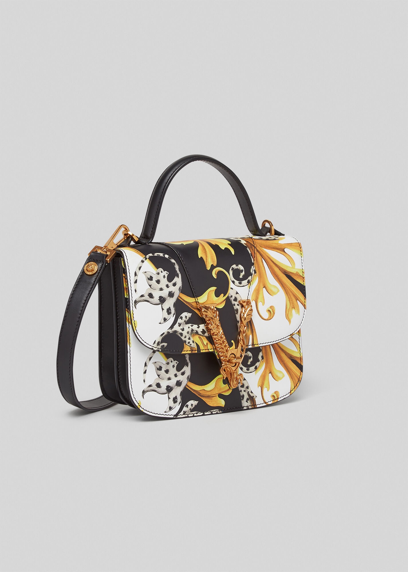 Virtus Acanthus Print Small Handbag - 2