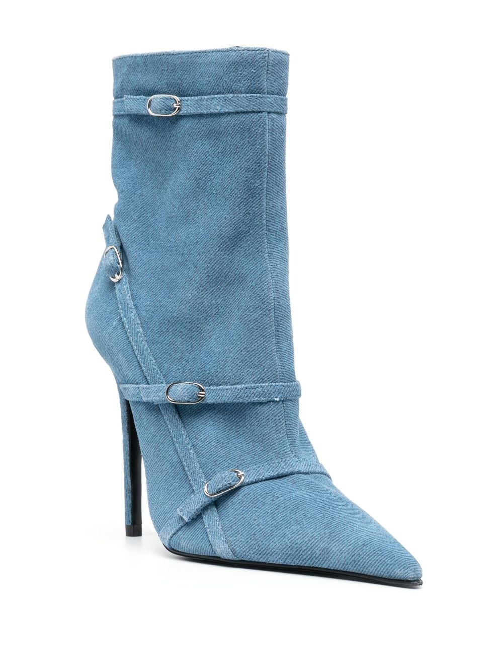 120mm denim ankle boots - 2