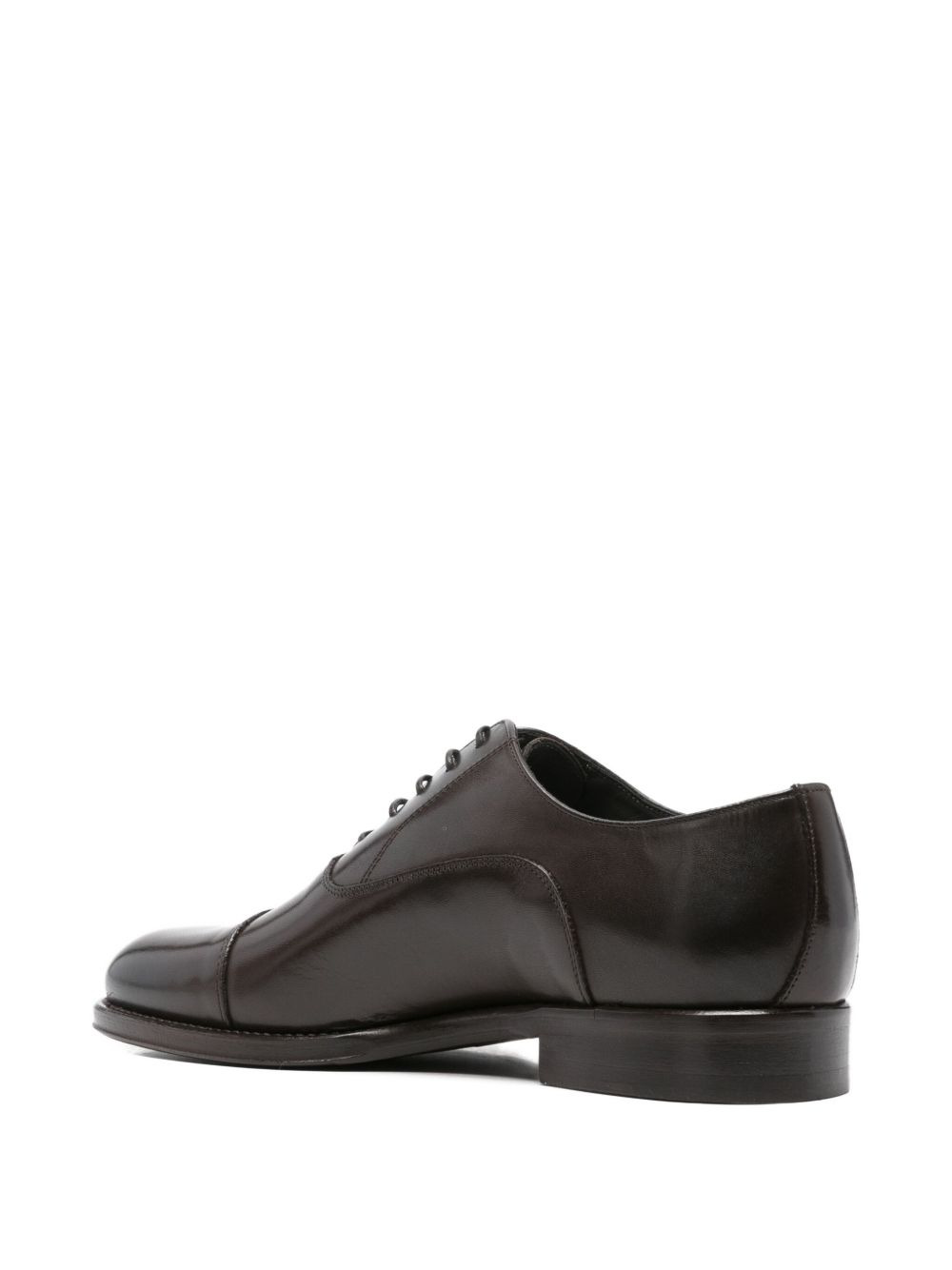 leather lace-up oxford shoes - 3
