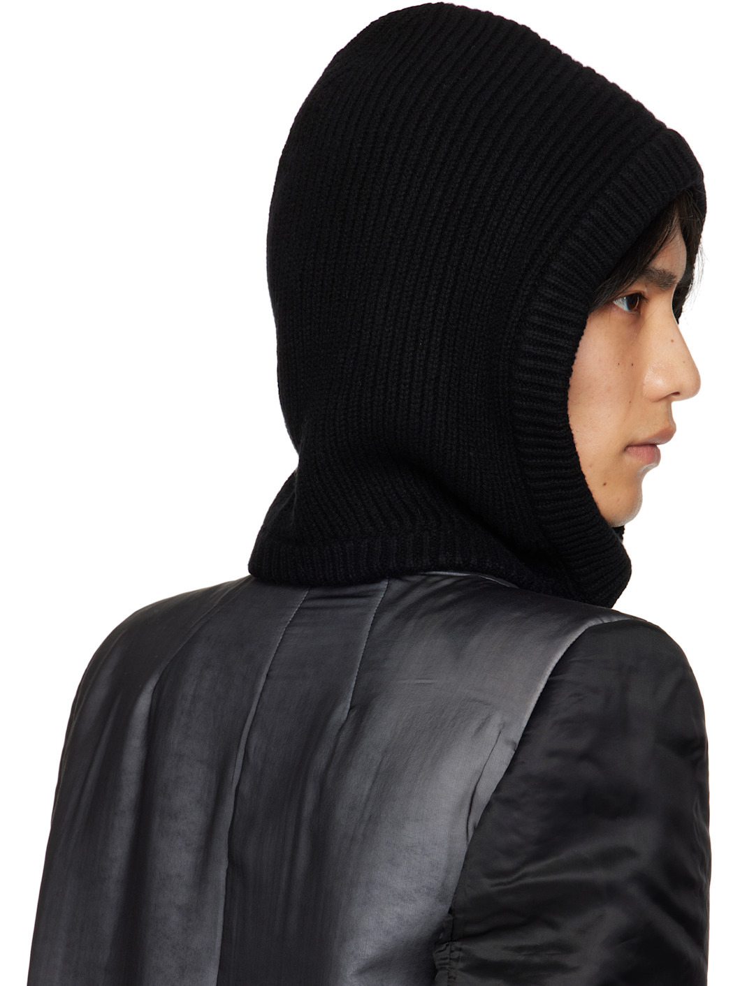 Black Concordians Cashmere Hood - 3