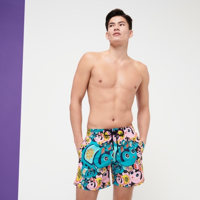 Men Swim Trunks Maneki-neko - 3
