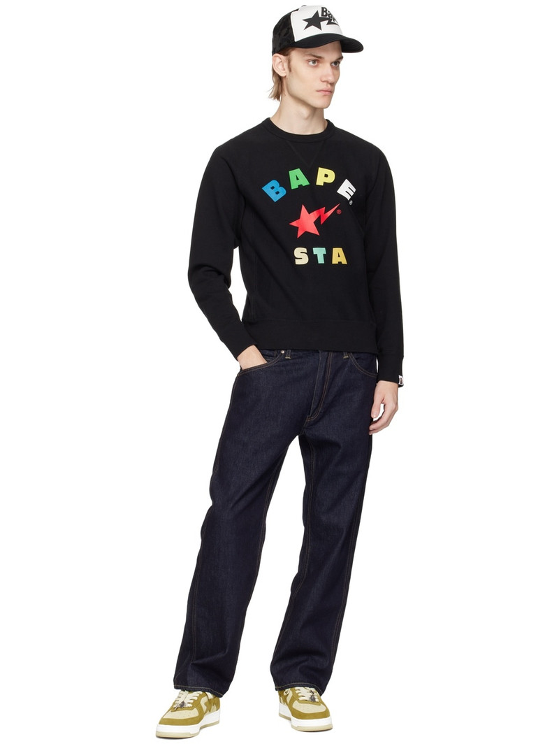 A BATHING APE® Black STA Sweatshirt outlook